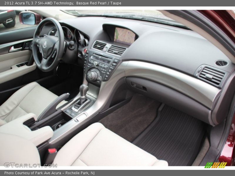Basque Red Pearl / Taupe 2012 Acura TL 3.7 SH-AWD Technology