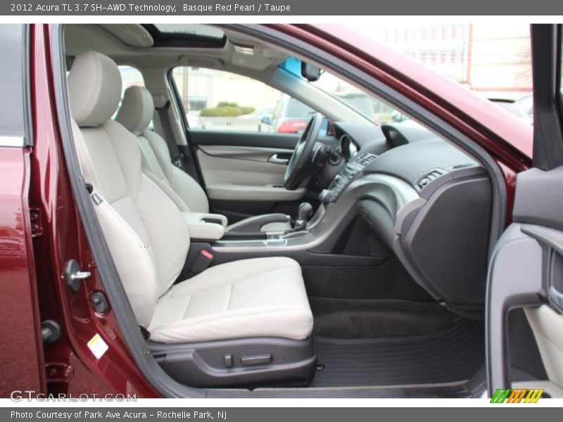 Basque Red Pearl / Taupe 2012 Acura TL 3.7 SH-AWD Technology