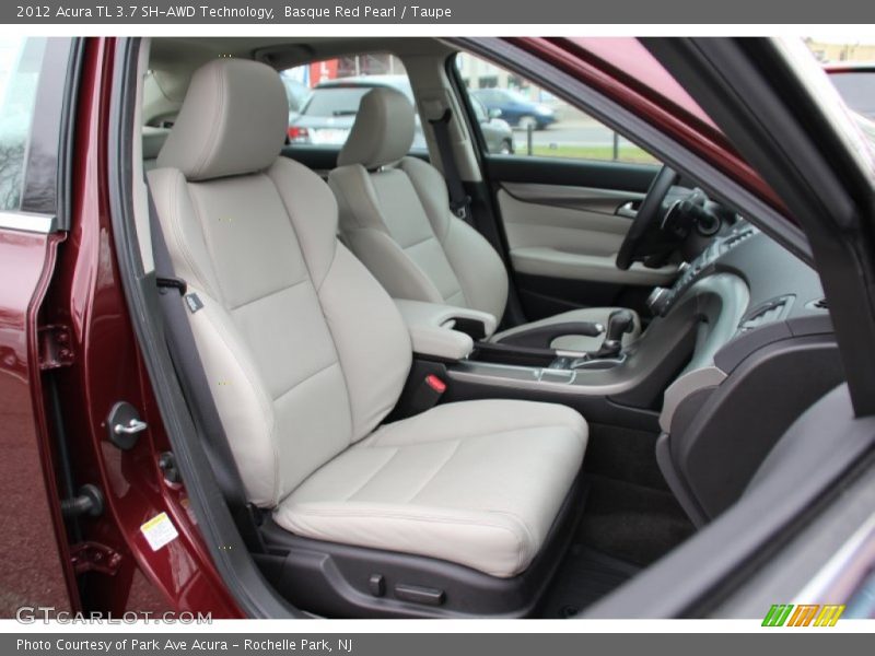 Basque Red Pearl / Taupe 2012 Acura TL 3.7 SH-AWD Technology