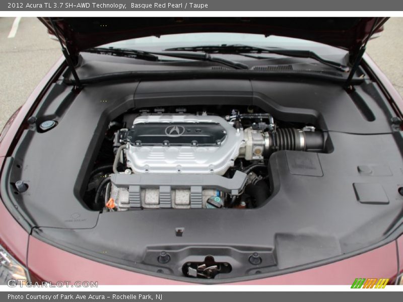 Basque Red Pearl / Taupe 2012 Acura TL 3.7 SH-AWD Technology