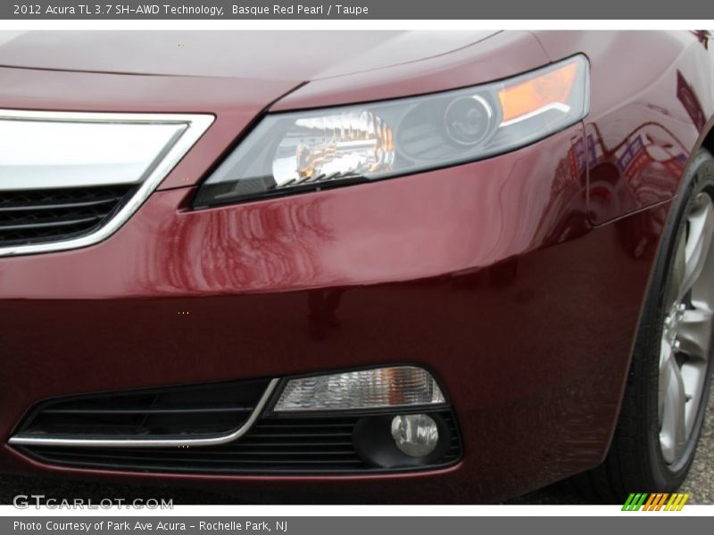 Basque Red Pearl / Taupe 2012 Acura TL 3.7 SH-AWD Technology