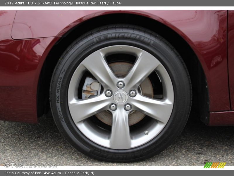 Basque Red Pearl / Taupe 2012 Acura TL 3.7 SH-AWD Technology