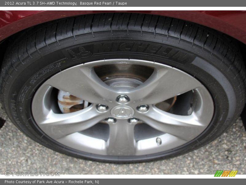 Basque Red Pearl / Taupe 2012 Acura TL 3.7 SH-AWD Technology