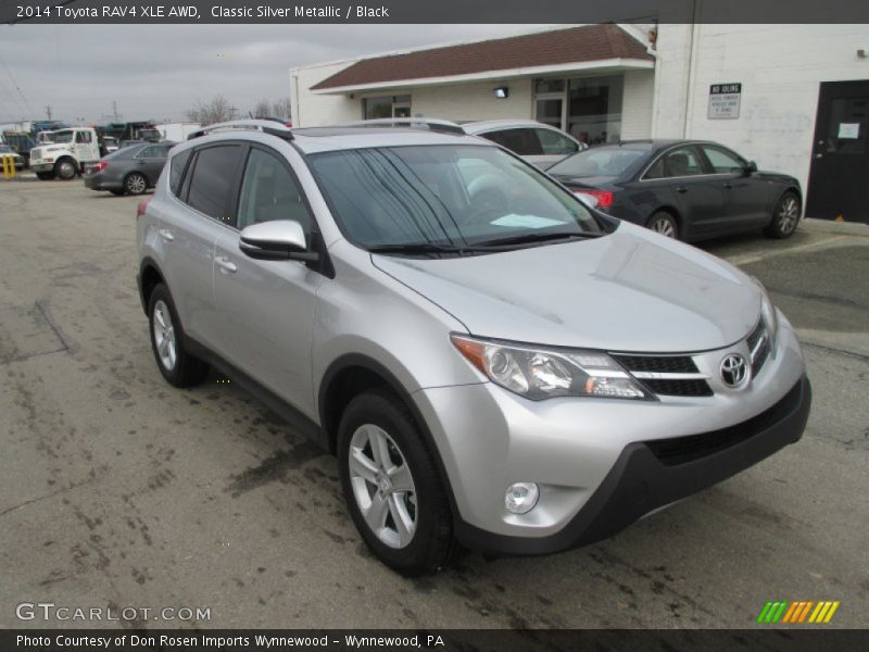 Classic Silver Metallic / Black 2014 Toyota RAV4 XLE AWD