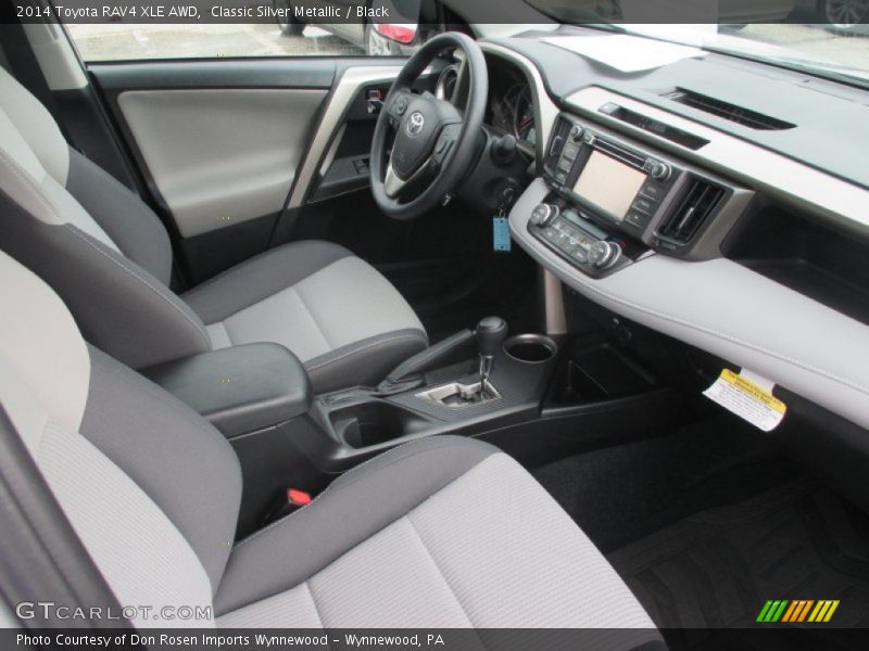 Classic Silver Metallic / Black 2014 Toyota RAV4 XLE AWD