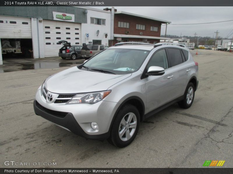 Classic Silver Metallic / Black 2014 Toyota RAV4 XLE AWD