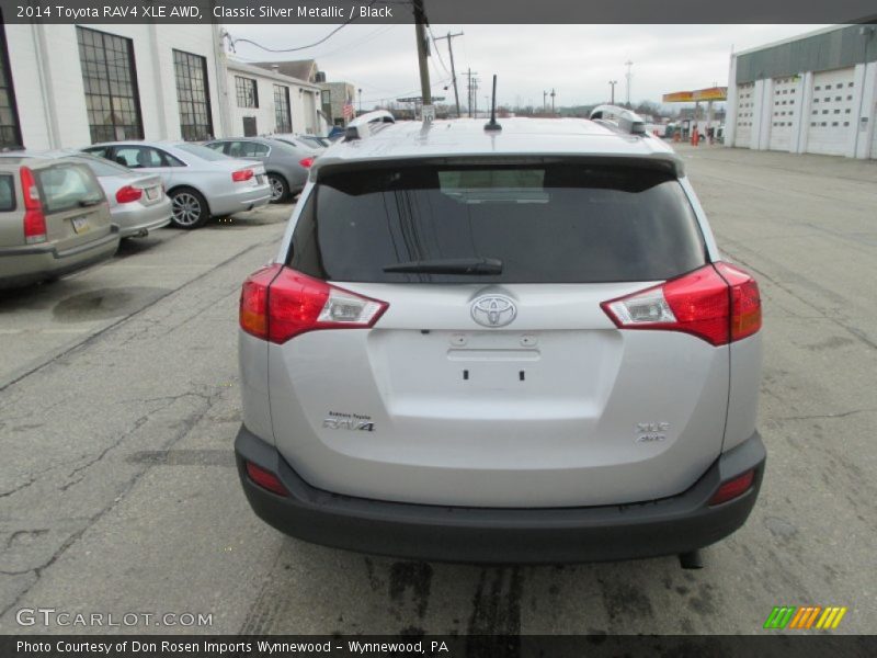 Classic Silver Metallic / Black 2014 Toyota RAV4 XLE AWD