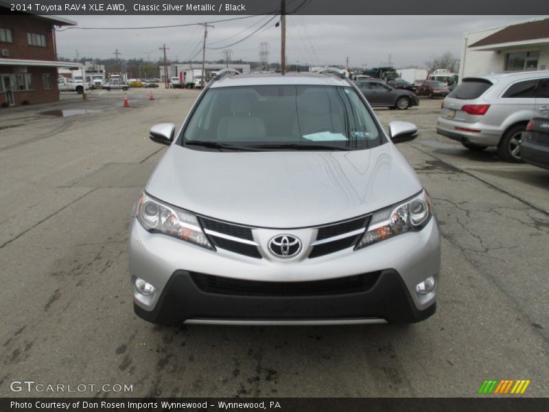 Classic Silver Metallic / Black 2014 Toyota RAV4 XLE AWD