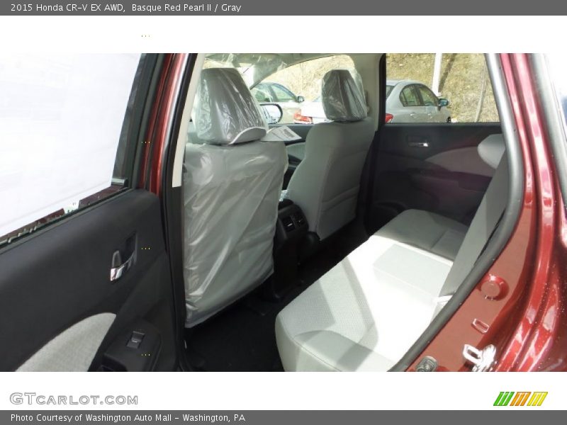 Basque Red Pearl II / Gray 2015 Honda CR-V EX AWD