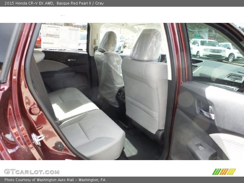 Basque Red Pearl II / Gray 2015 Honda CR-V EX AWD