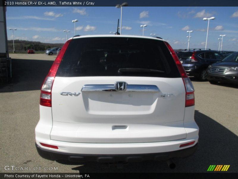 Taffeta White / Gray 2010 Honda CR-V EX-L AWD
