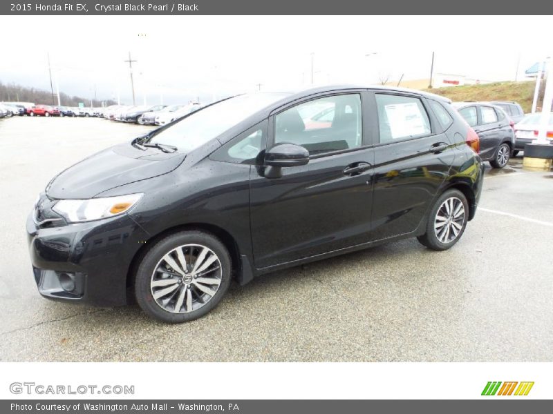 Crystal Black Pearl / Black 2015 Honda Fit EX