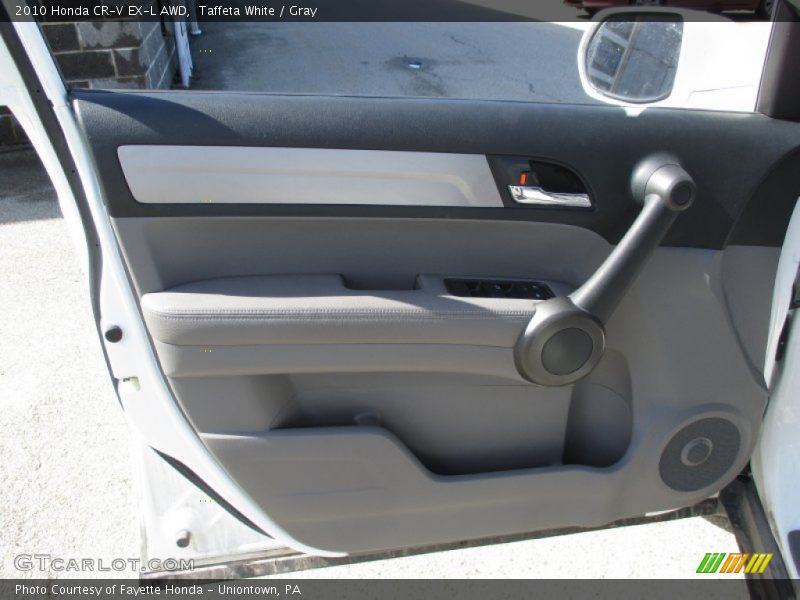 Taffeta White / Gray 2010 Honda CR-V EX-L AWD