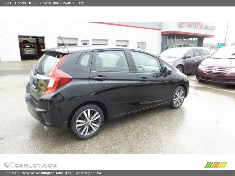 Crystal Black Pearl / Black 2015 Honda Fit EX
