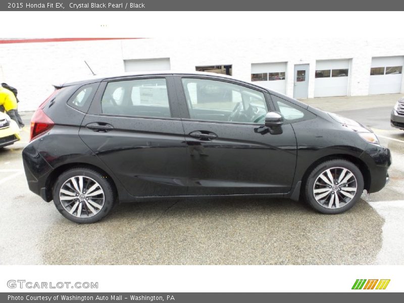 Crystal Black Pearl / Black 2015 Honda Fit EX