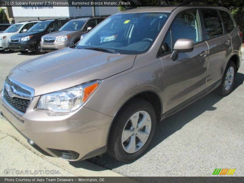 Burnished Bronze Metallic / Black 2015 Subaru Forester 2.5i Premium