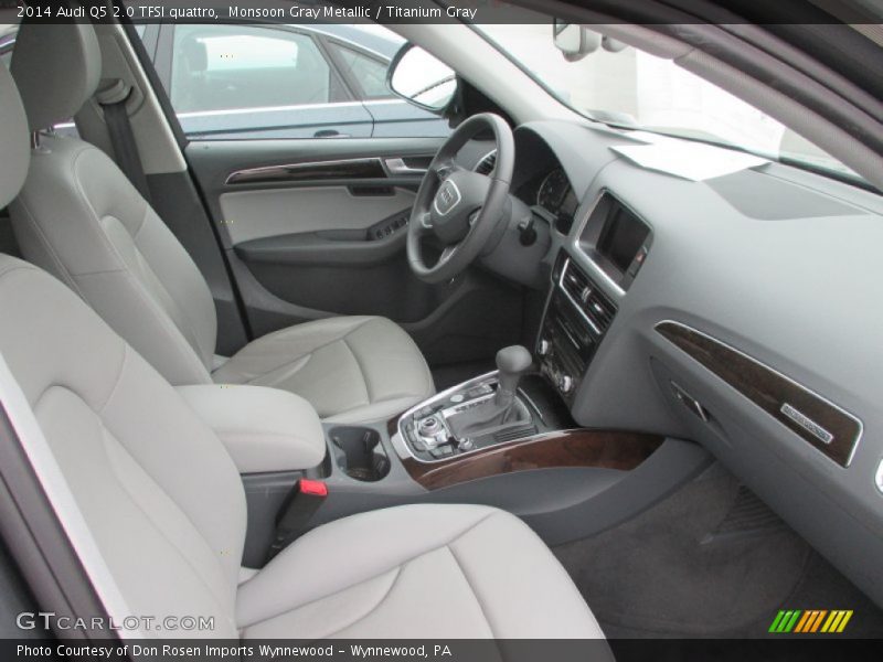 Monsoon Gray Metallic / Titanium Gray 2014 Audi Q5 2.0 TFSI quattro