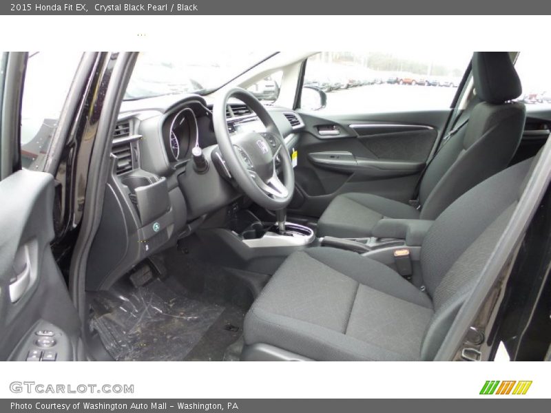 Crystal Black Pearl / Black 2015 Honda Fit EX