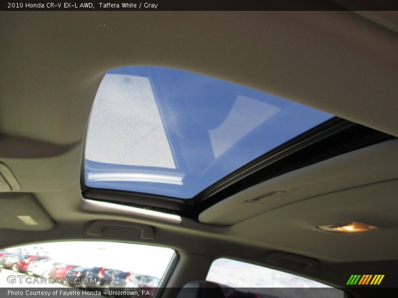 Taffeta White / Gray 2010 Honda CR-V EX-L AWD