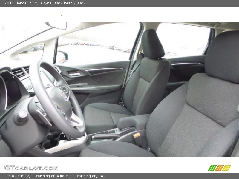 Crystal Black Pearl / Black 2015 Honda Fit EX
