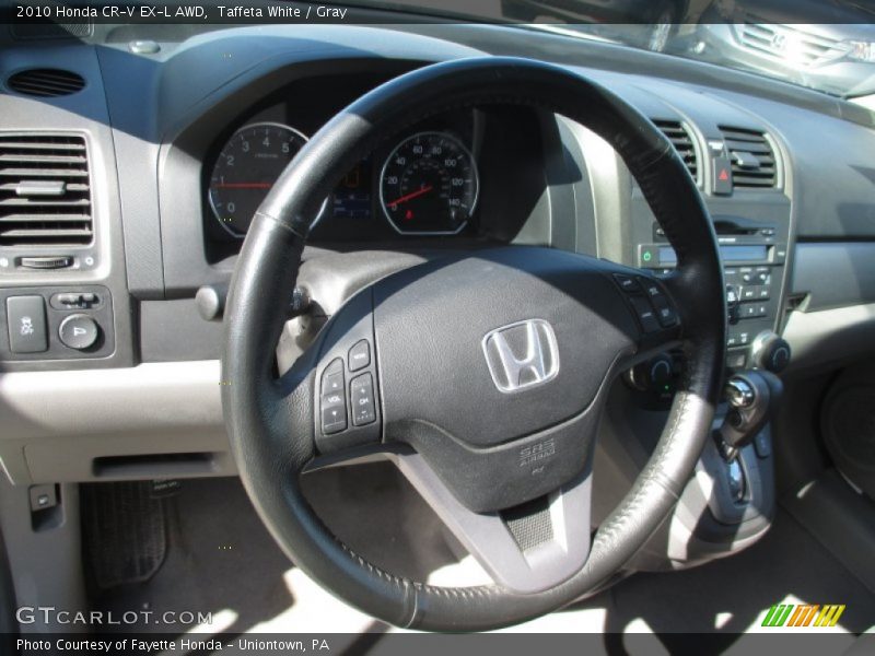 Taffeta White / Gray 2010 Honda CR-V EX-L AWD