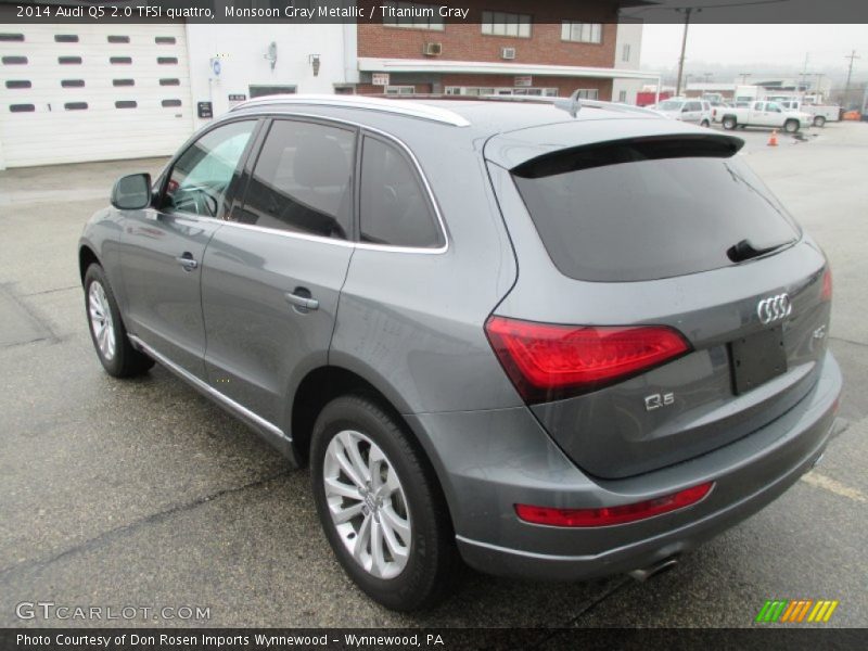 Monsoon Gray Metallic / Titanium Gray 2014 Audi Q5 2.0 TFSI quattro