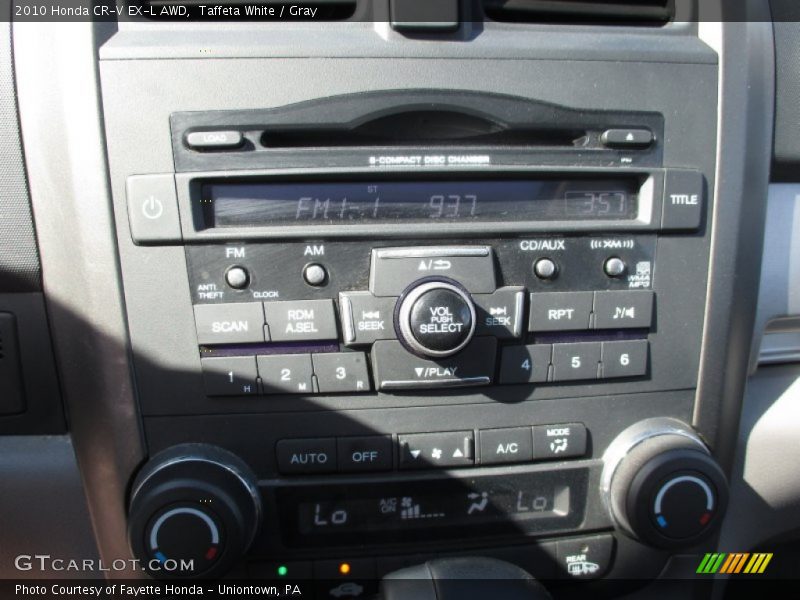 Taffeta White / Gray 2010 Honda CR-V EX-L AWD