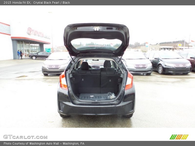 Crystal Black Pearl / Black 2015 Honda Fit EX
