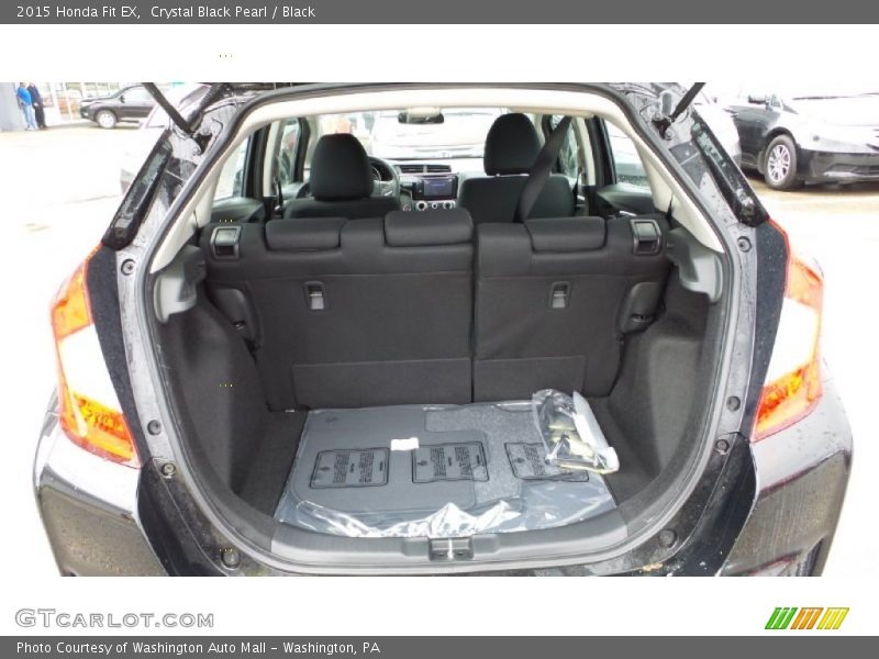 Crystal Black Pearl / Black 2015 Honda Fit EX