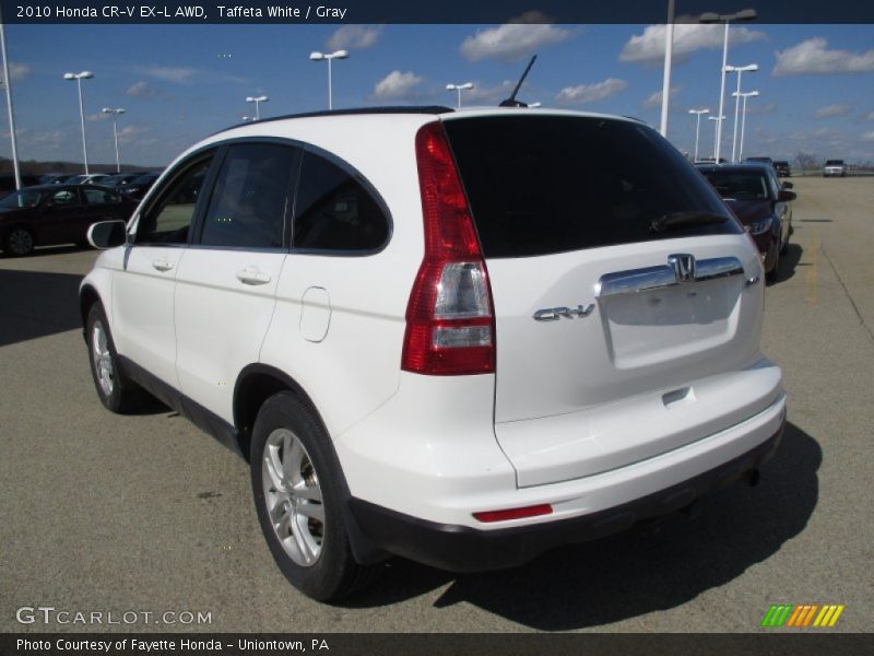 Taffeta White / Gray 2010 Honda CR-V EX-L AWD