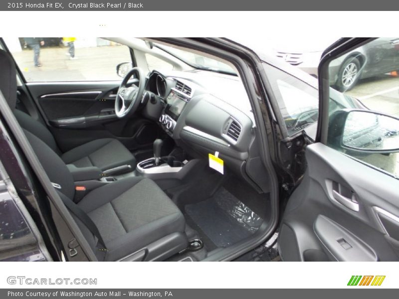 Crystal Black Pearl / Black 2015 Honda Fit EX