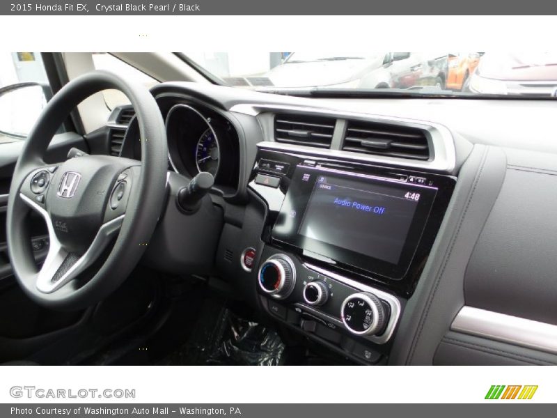 Crystal Black Pearl / Black 2015 Honda Fit EX