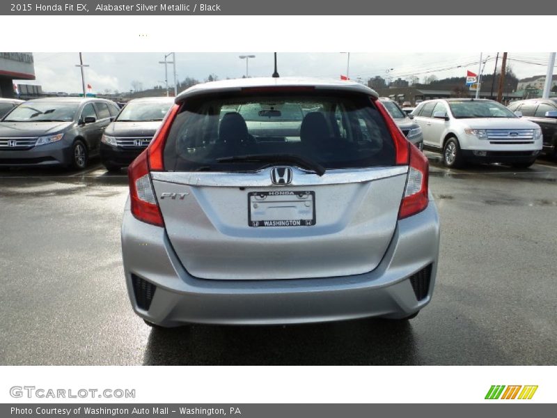 Alabaster Silver Metallic / Black 2015 Honda Fit EX