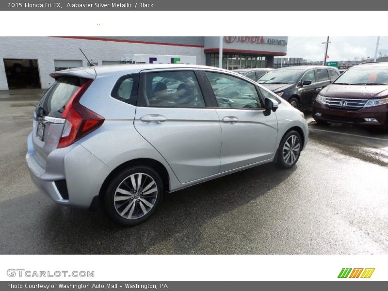 Alabaster Silver Metallic / Black 2015 Honda Fit EX