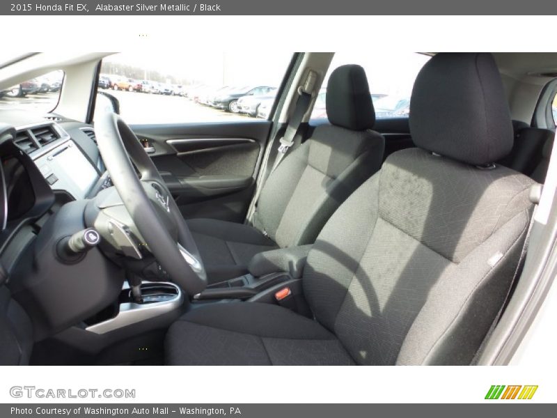 Alabaster Silver Metallic / Black 2015 Honda Fit EX