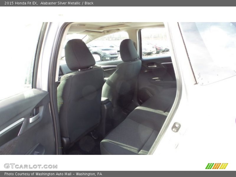 Alabaster Silver Metallic / Black 2015 Honda Fit EX