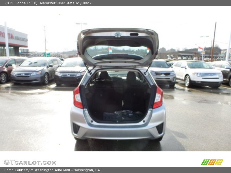Alabaster Silver Metallic / Black 2015 Honda Fit EX