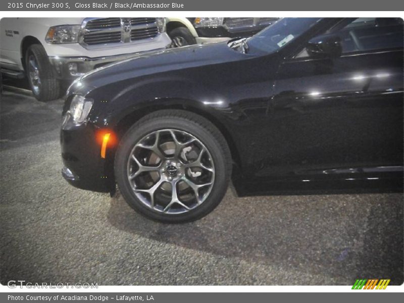 Gloss Black / Black/Ambassador Blue 2015 Chrysler 300 S