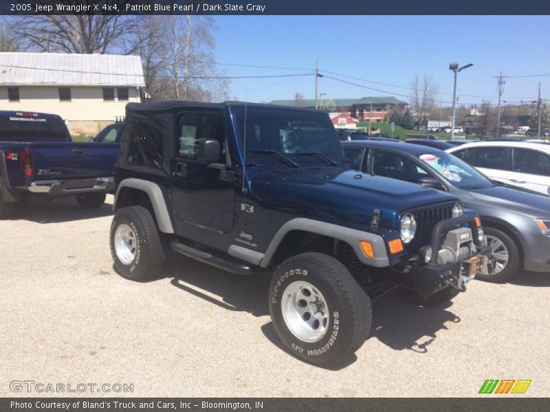 Patriot Blue Pearl / Dark Slate Gray 2005 Jeep Wrangler X 4x4