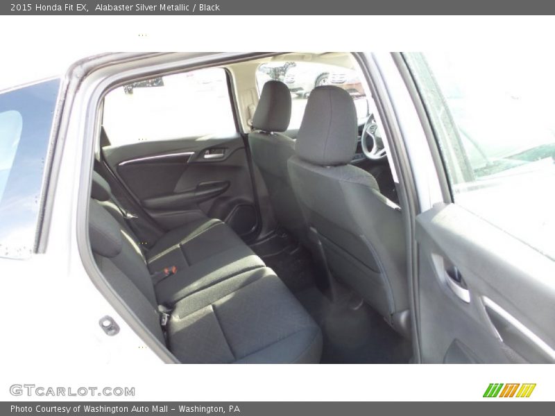 Alabaster Silver Metallic / Black 2015 Honda Fit EX