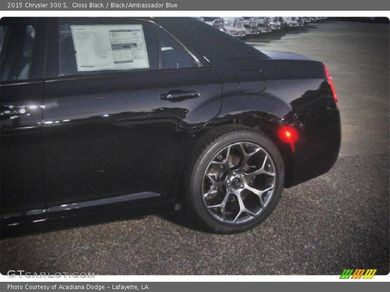 Gloss Black / Black/Ambassador Blue 2015 Chrysler 300 S