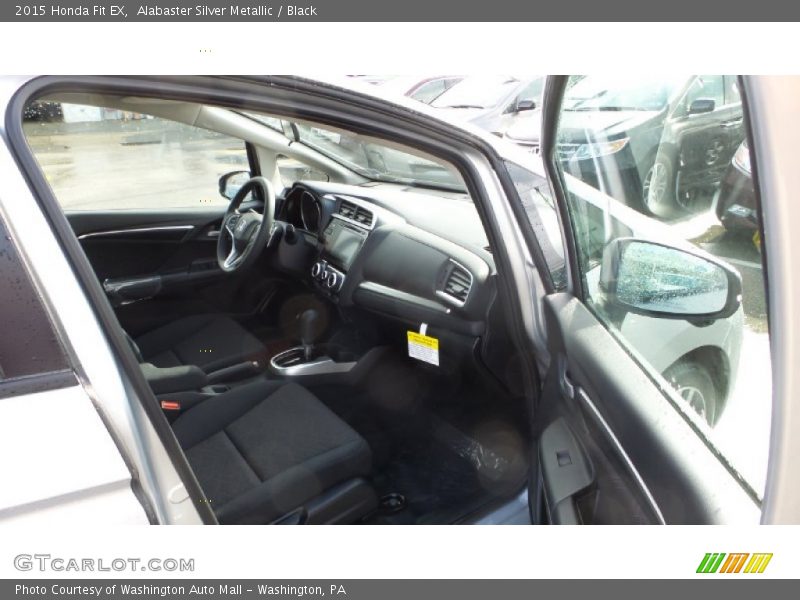Alabaster Silver Metallic / Black 2015 Honda Fit EX