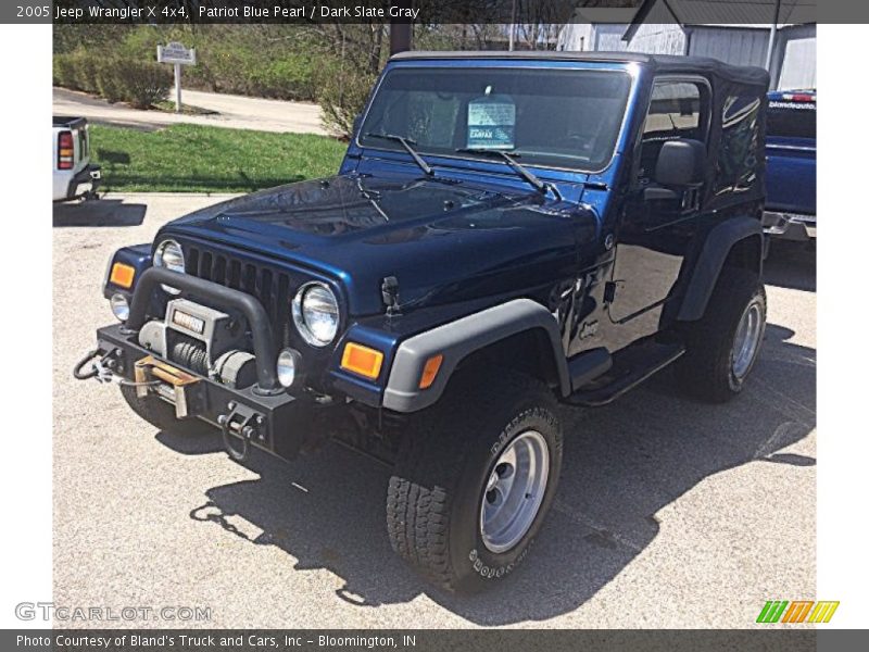 Patriot Blue Pearl / Dark Slate Gray 2005 Jeep Wrangler X 4x4