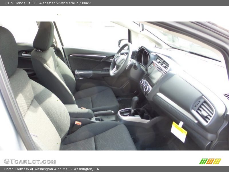Alabaster Silver Metallic / Black 2015 Honda Fit EX