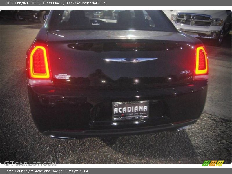 Gloss Black / Black/Ambassador Blue 2015 Chrysler 300 S