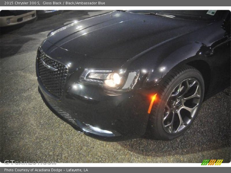 Gloss Black / Black/Ambassador Blue 2015 Chrysler 300 S