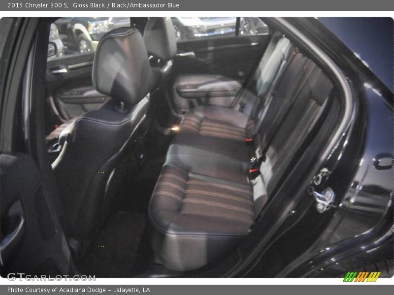 Gloss Black / Black/Ambassador Blue 2015 Chrysler 300 S