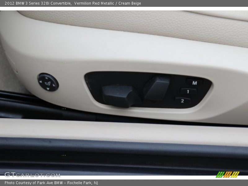 Vermilion Red Metallic / Cream Beige 2012 BMW 3 Series 328i Convertible