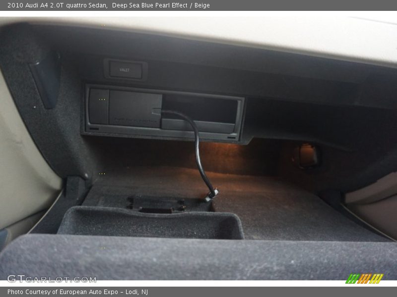 Deep Sea Blue Pearl Effect / Beige 2010 Audi A4 2.0T quattro Sedan