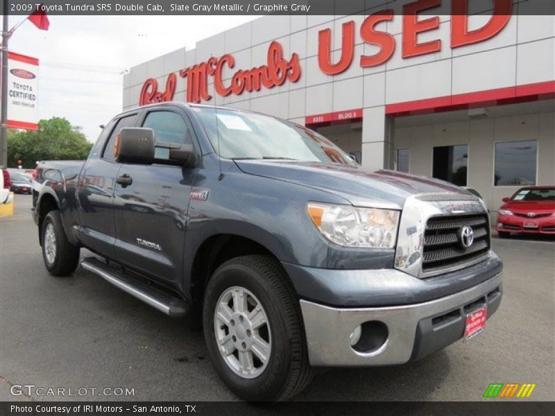 Slate Gray Metallic / Graphite Gray 2009 Toyota Tundra SR5 Double Cab